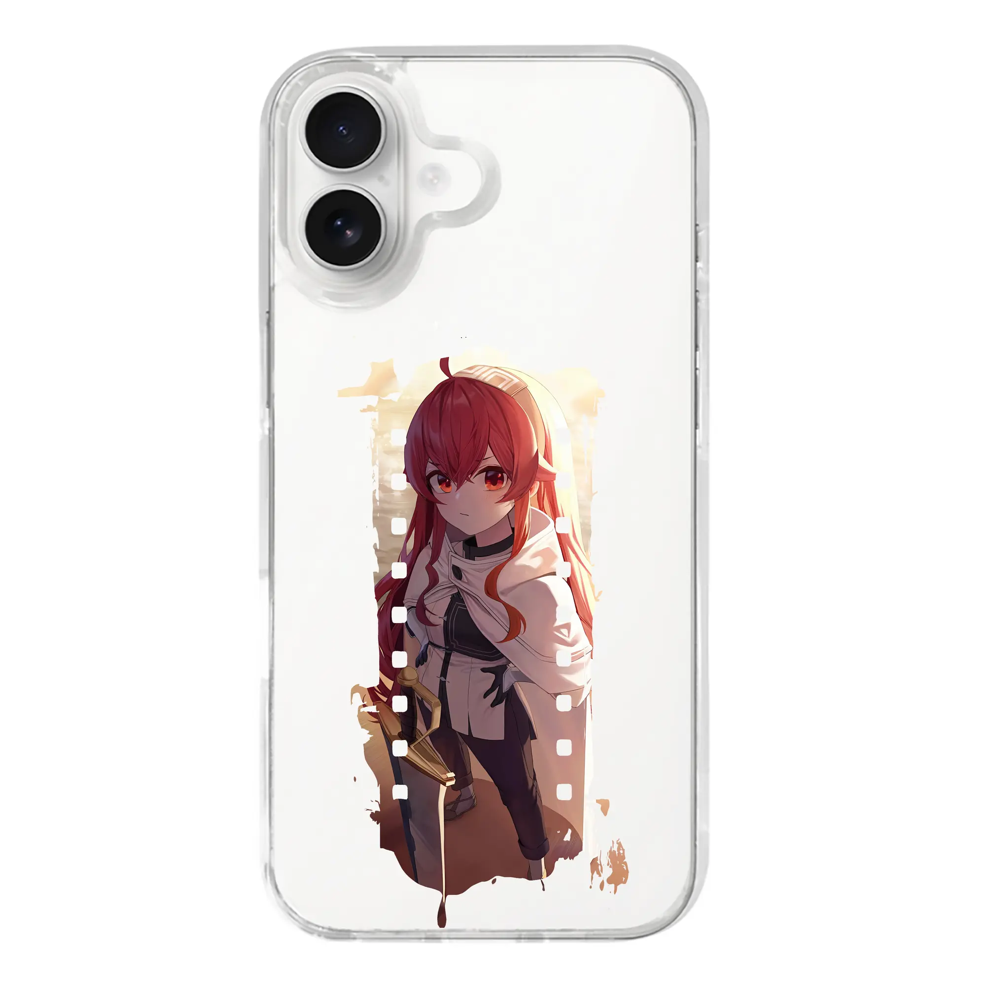 無職転生 グッズ,エリス・ボレアス・グレイラット - iPhone 17シリーズ 透明スマホケース – 薄型・耐衝撃・精密フィット保護カバー